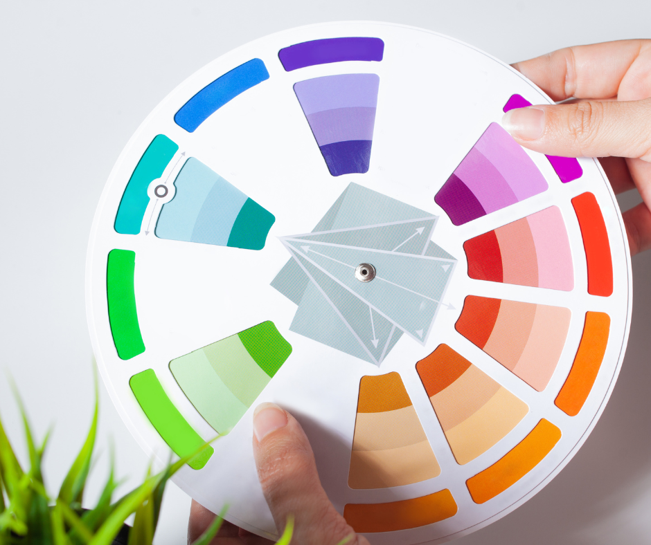 color wheel used during color consultations