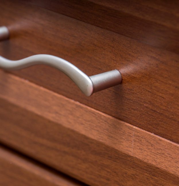 brushed nickel drawer pull