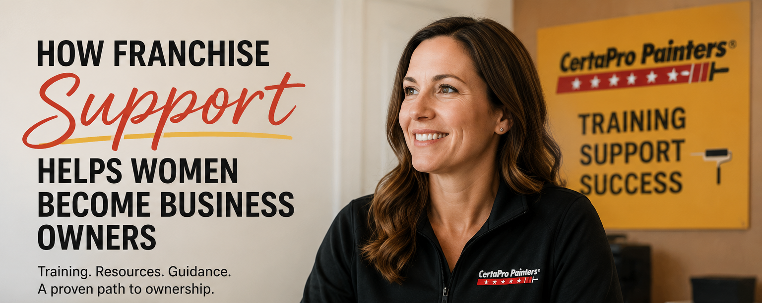 Franchise support for women business owners