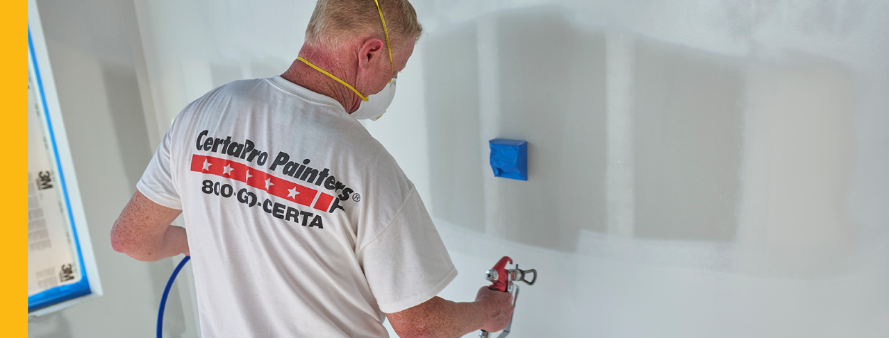 interior color matching with spray painting