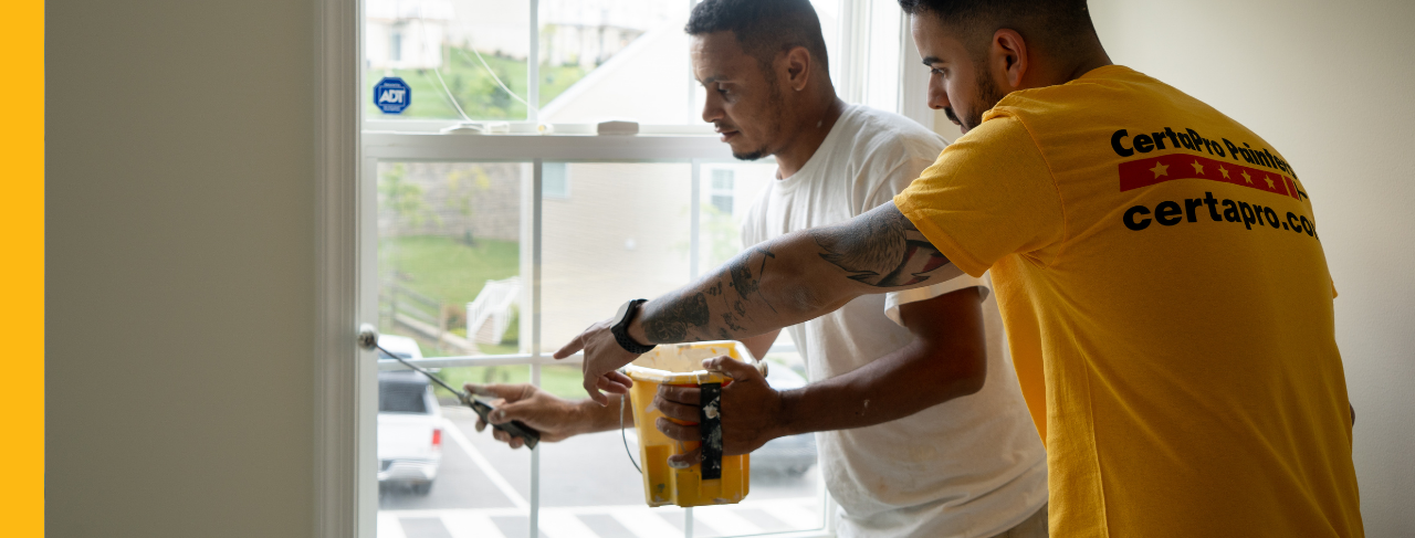 certapro painters team members interior painting