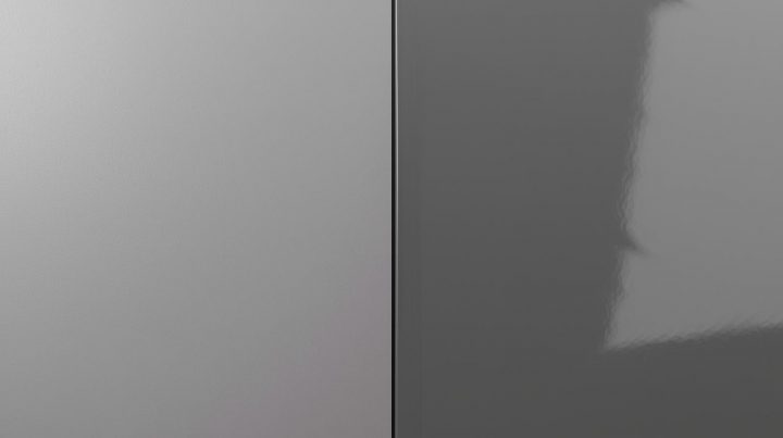 Comparison of matte vs glossy paint finishes