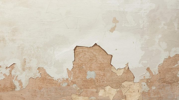 Mild paint peeling on home exterior