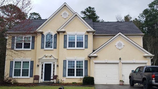 repainted single family home in alpharetta - before