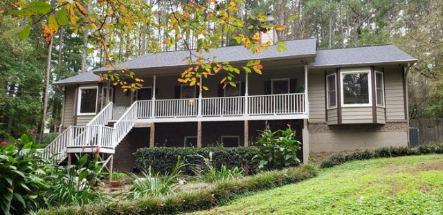 house after being repainted