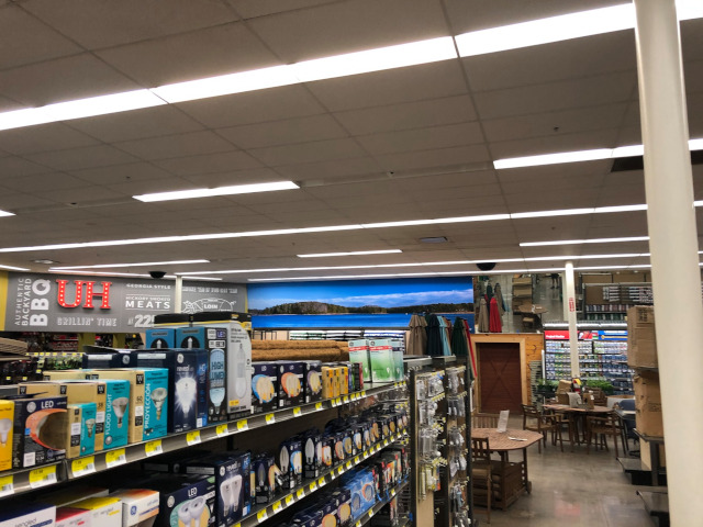 urban hardware stores after being repainted and open for business