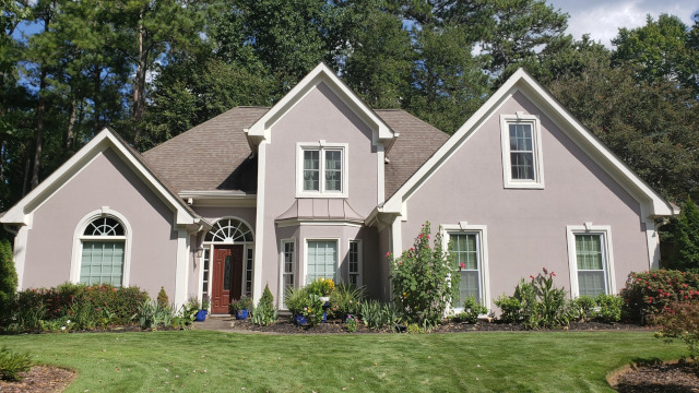 exterior painting of house - before