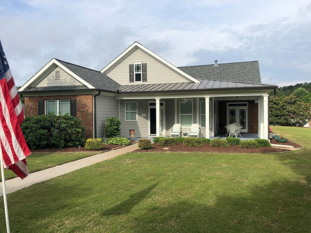 home in alpharetta after being repainted