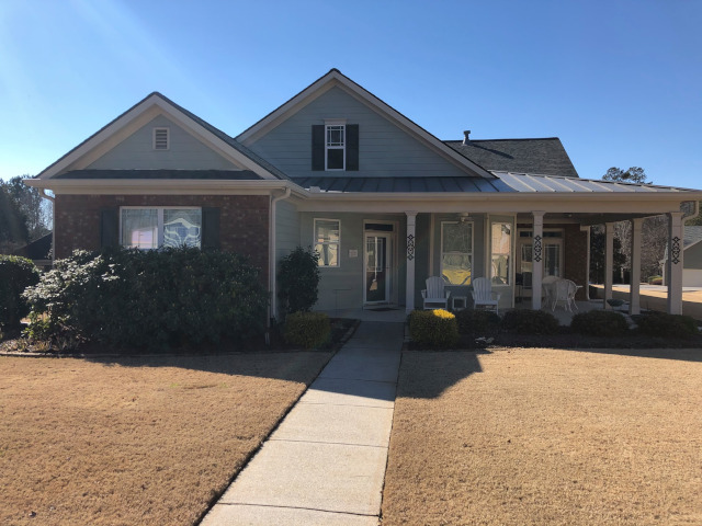home in alpharetta before being repainted