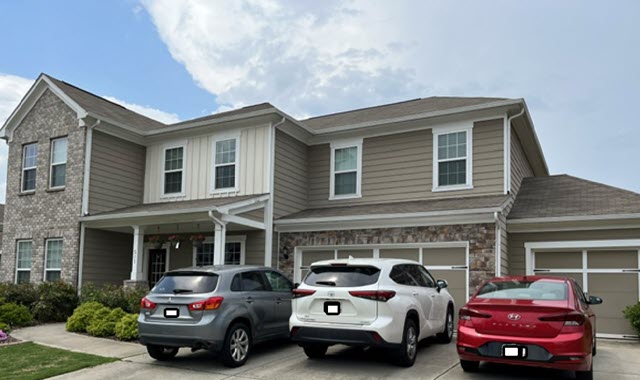 photo of home in alpharetta to be painted