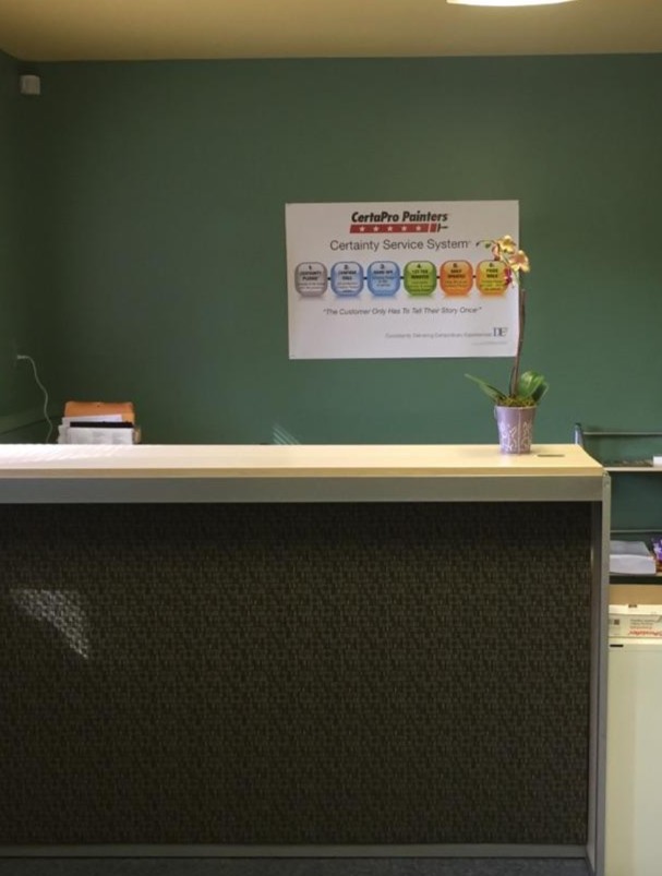 CertaPro Painters Office Painting Before