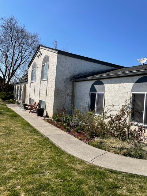 exterior painting - before