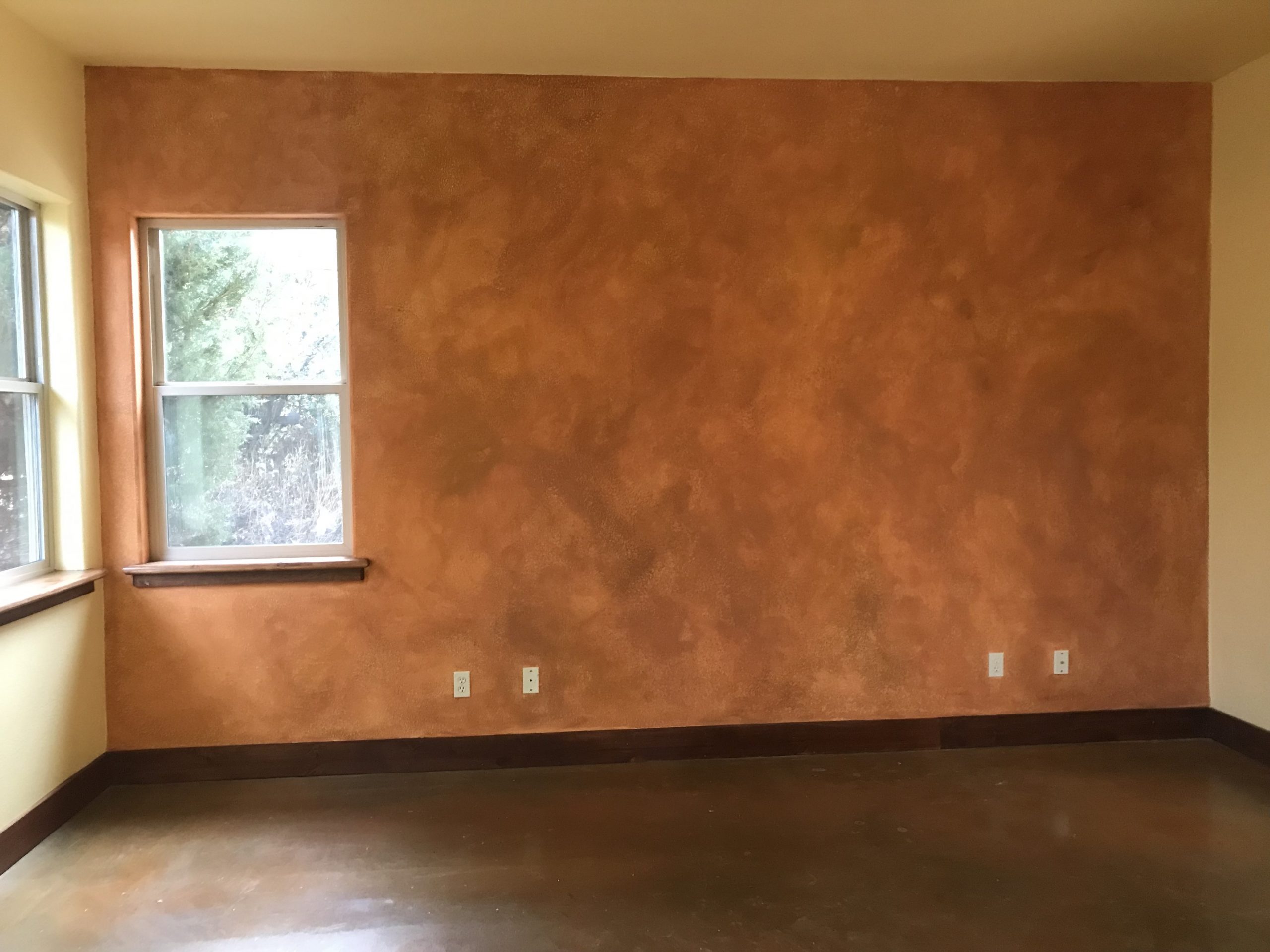 Master Bedroom with Faux Design