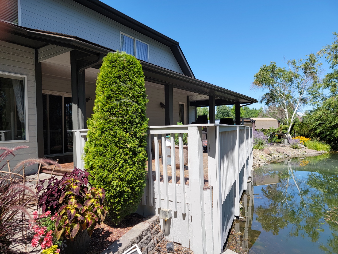 Deck Painting Project After