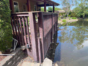 Deck Painting Project Before