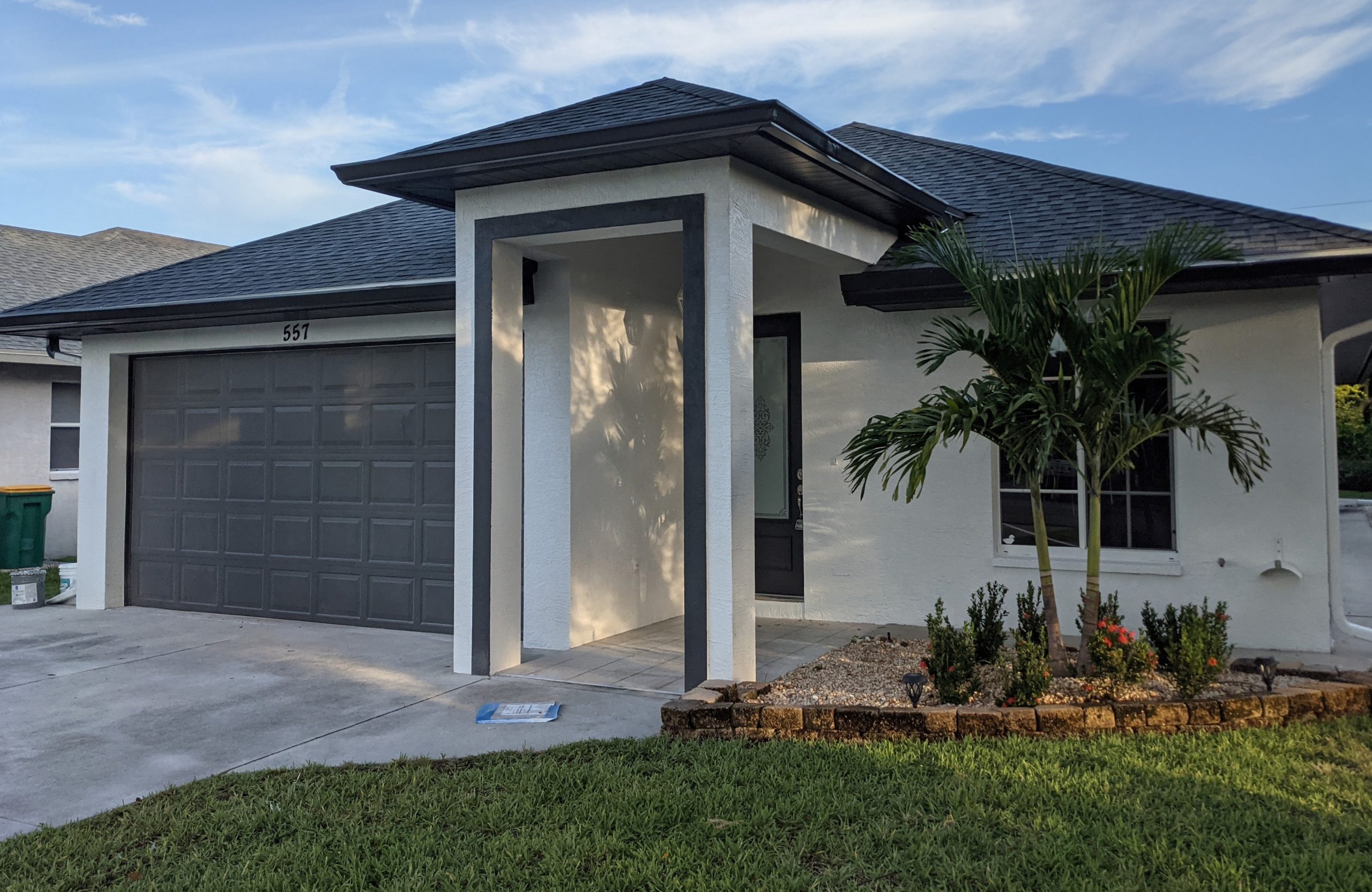 Exterior Stucco Transformation After
