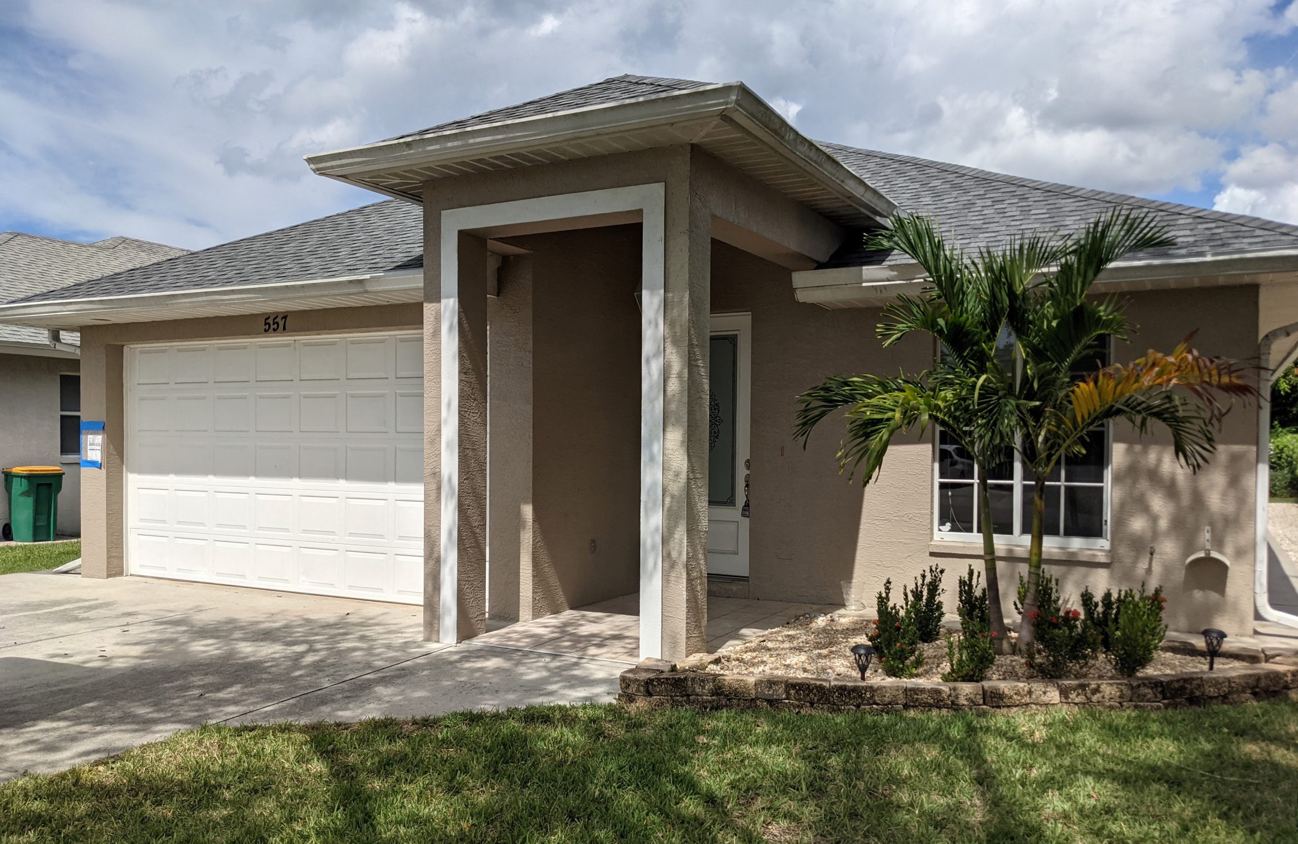 Exterior Stucco Transformation Before