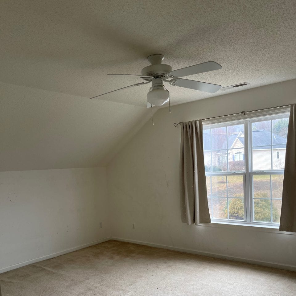 popcorn ceiling removal (before) asheville nc