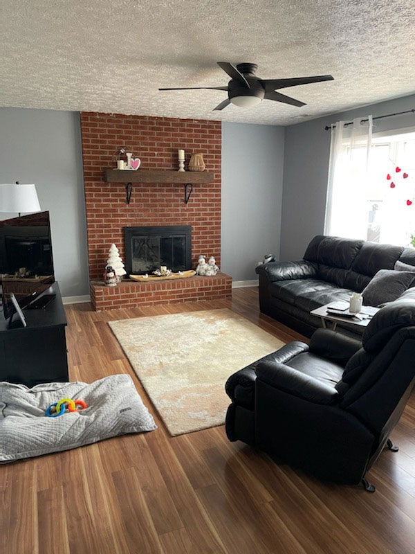 living room interior painting (after)