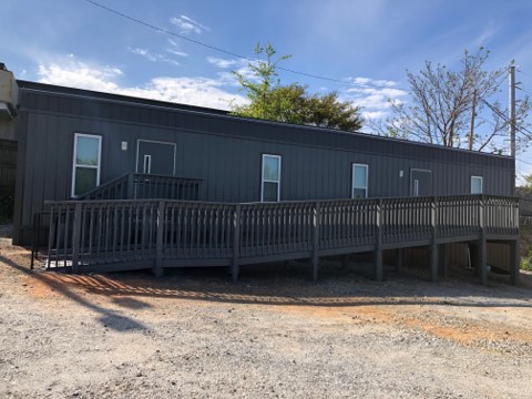 repainted stairwell in atlanta, ga after