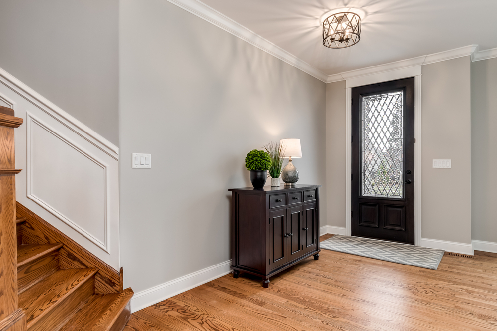 Wood Floor Foyer