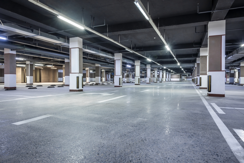 parking garage interior