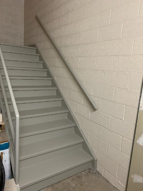 Apartment Hallway Stairs After