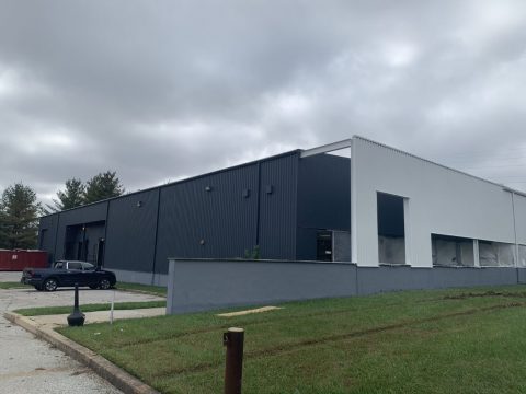 Industrial Building Exterior After