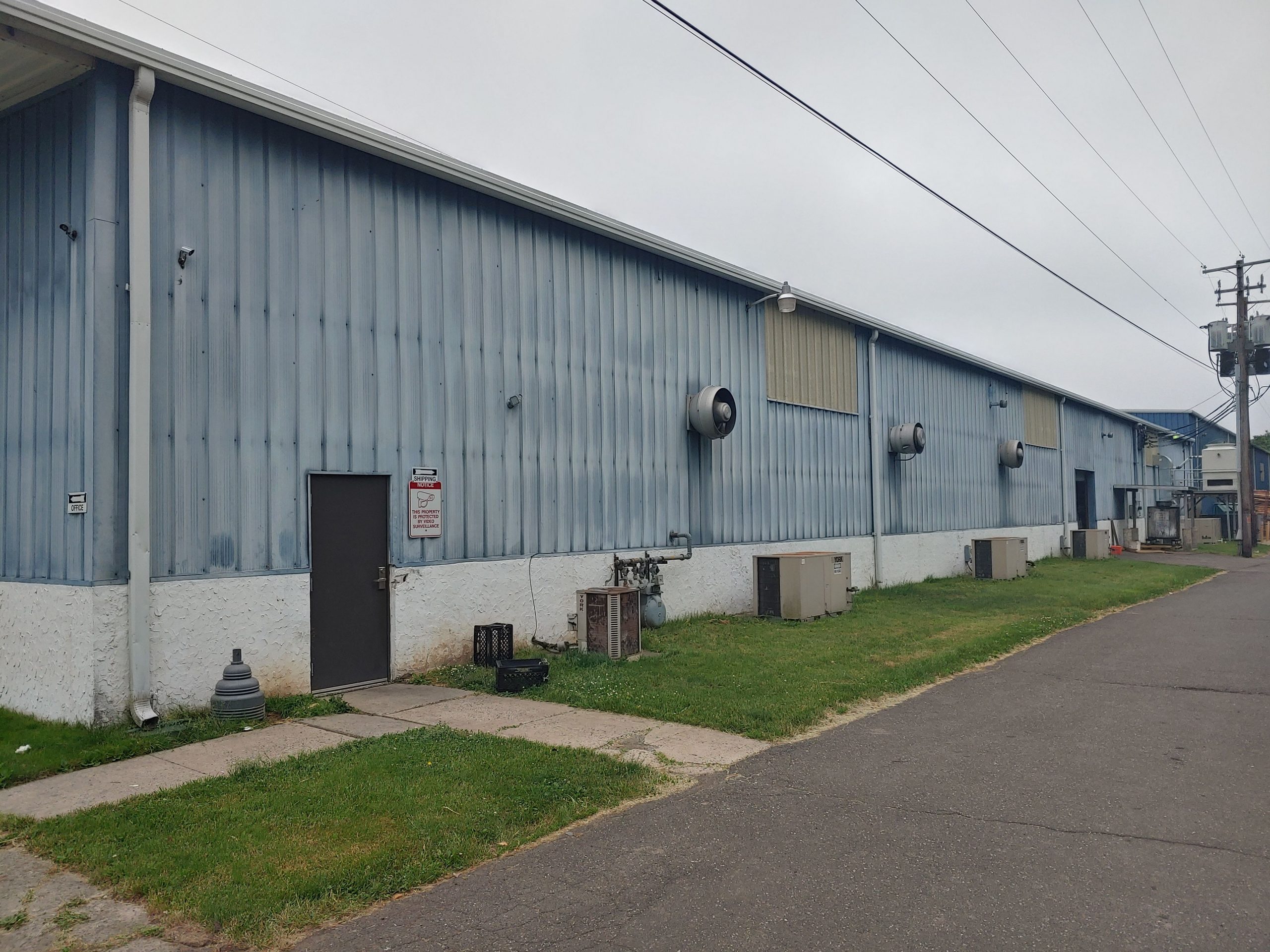 Large Commercial Warehouse Painting Before