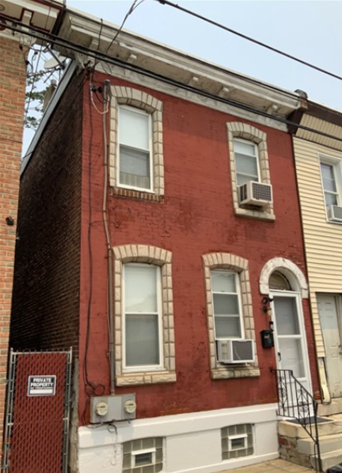 red exterior before painting