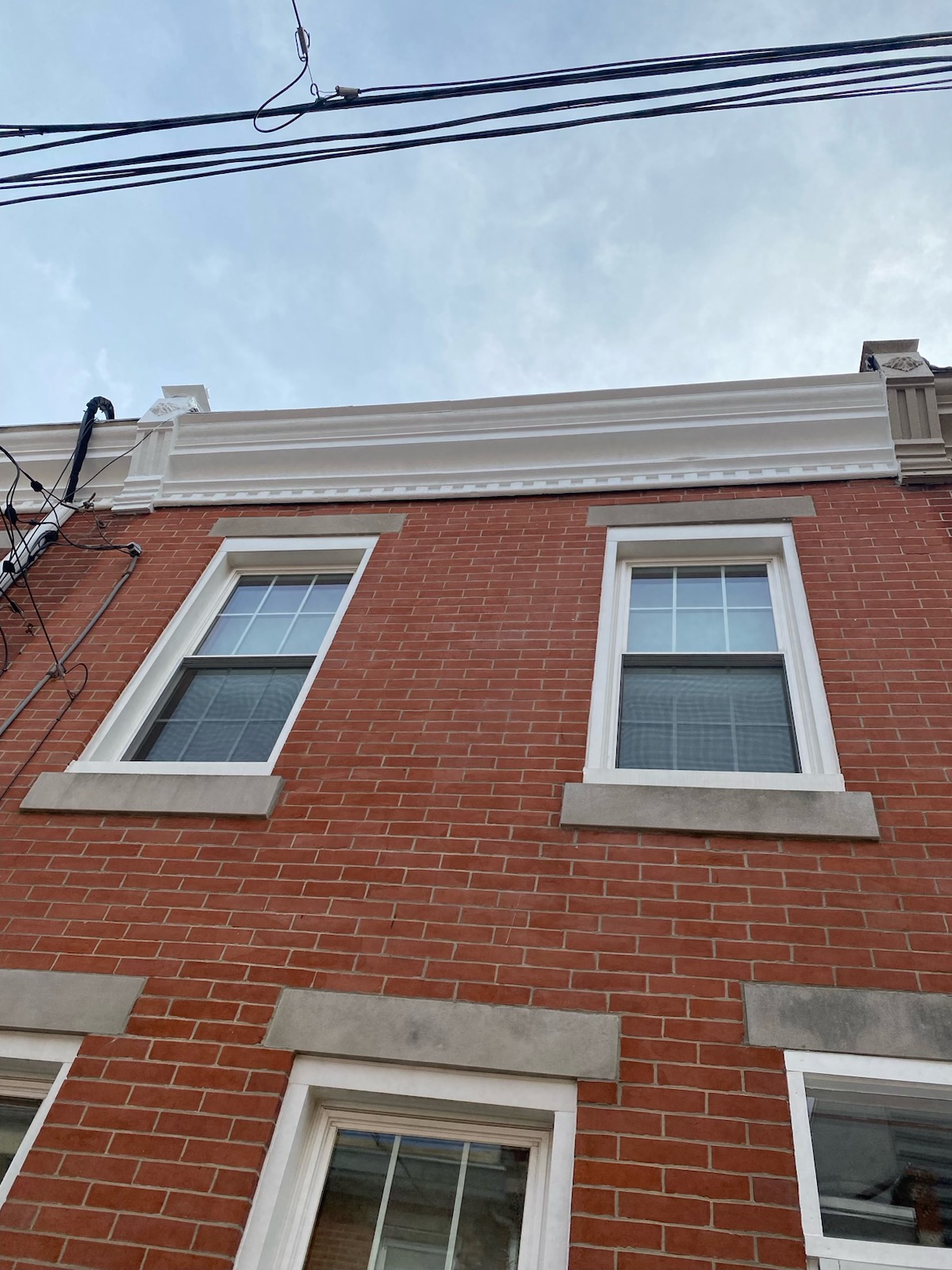 residential exterior after painting