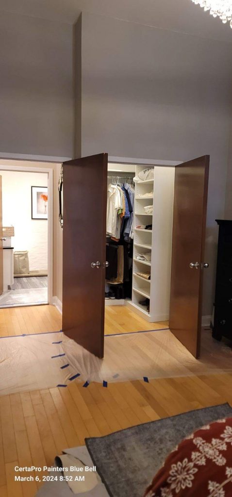 Door Painting Before