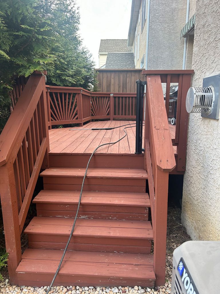 deck painting before ambler pa