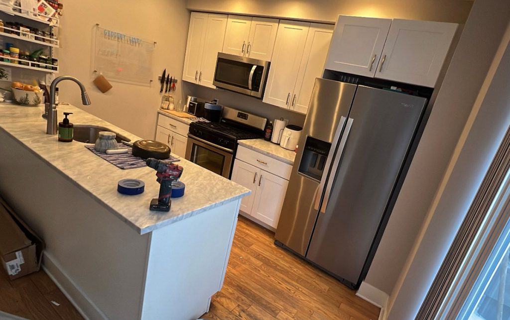 cabinet refinishing philadelphia pa before