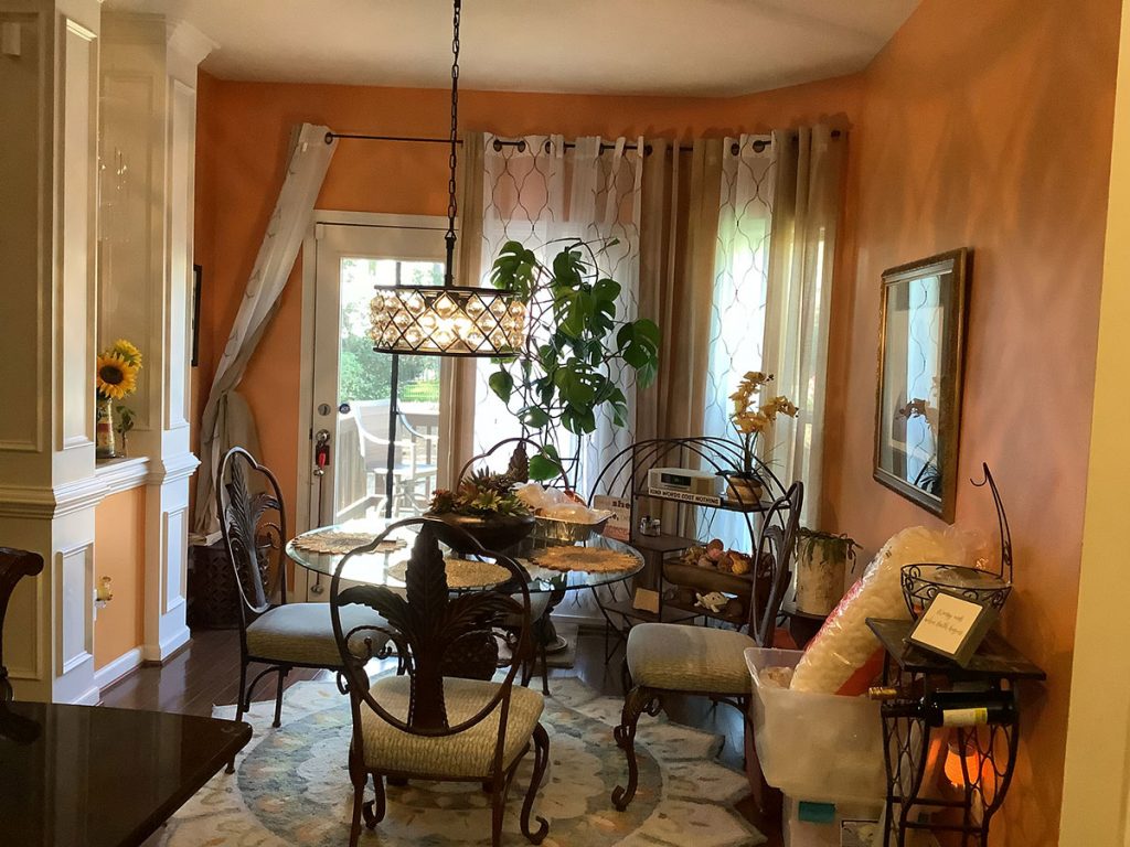 dining room painting before