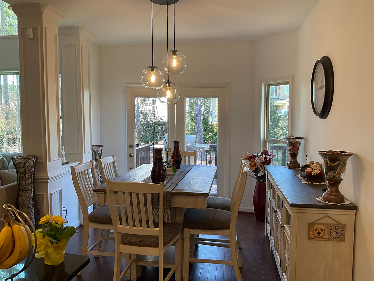 dining room painting after