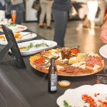 table with food and snacks