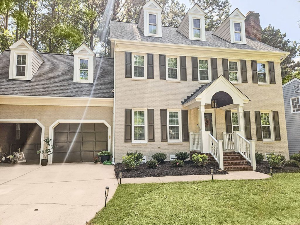 Exterior Brick Painting After