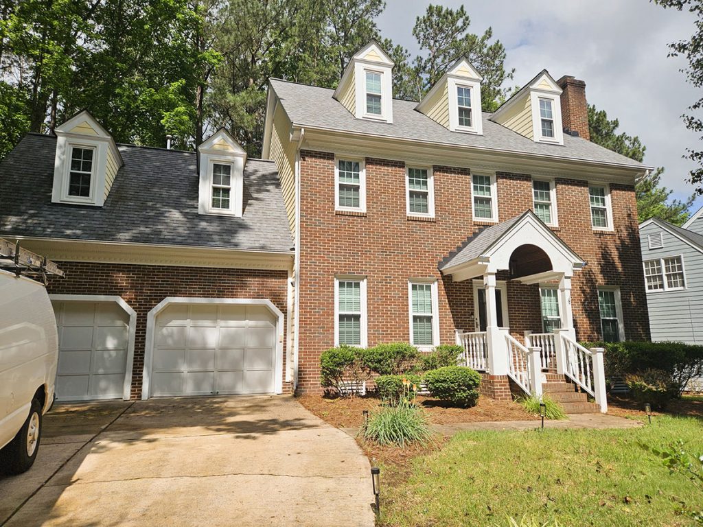 Exterior Brick Painting Before