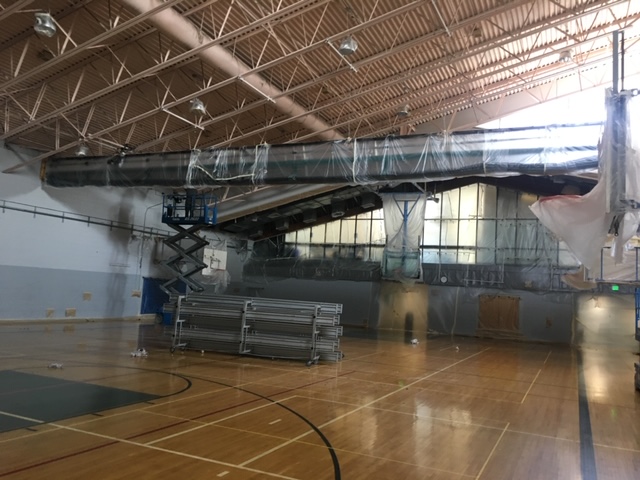 Castle Rock Recreation Center Commercial Interior Painting Before