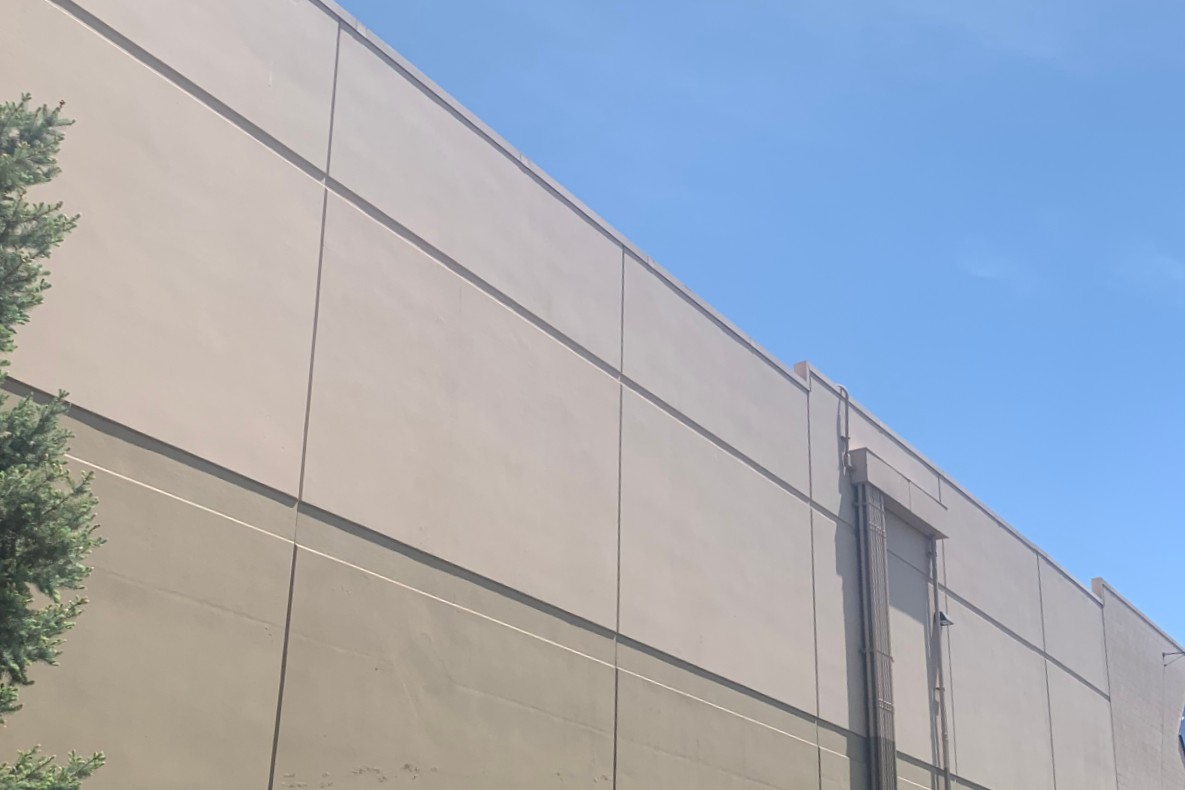 Sam's club wall before CertaPro painting