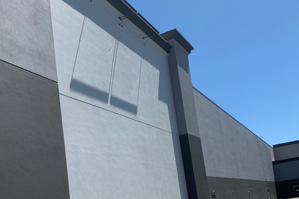 Sam's club wall after Certapro painting