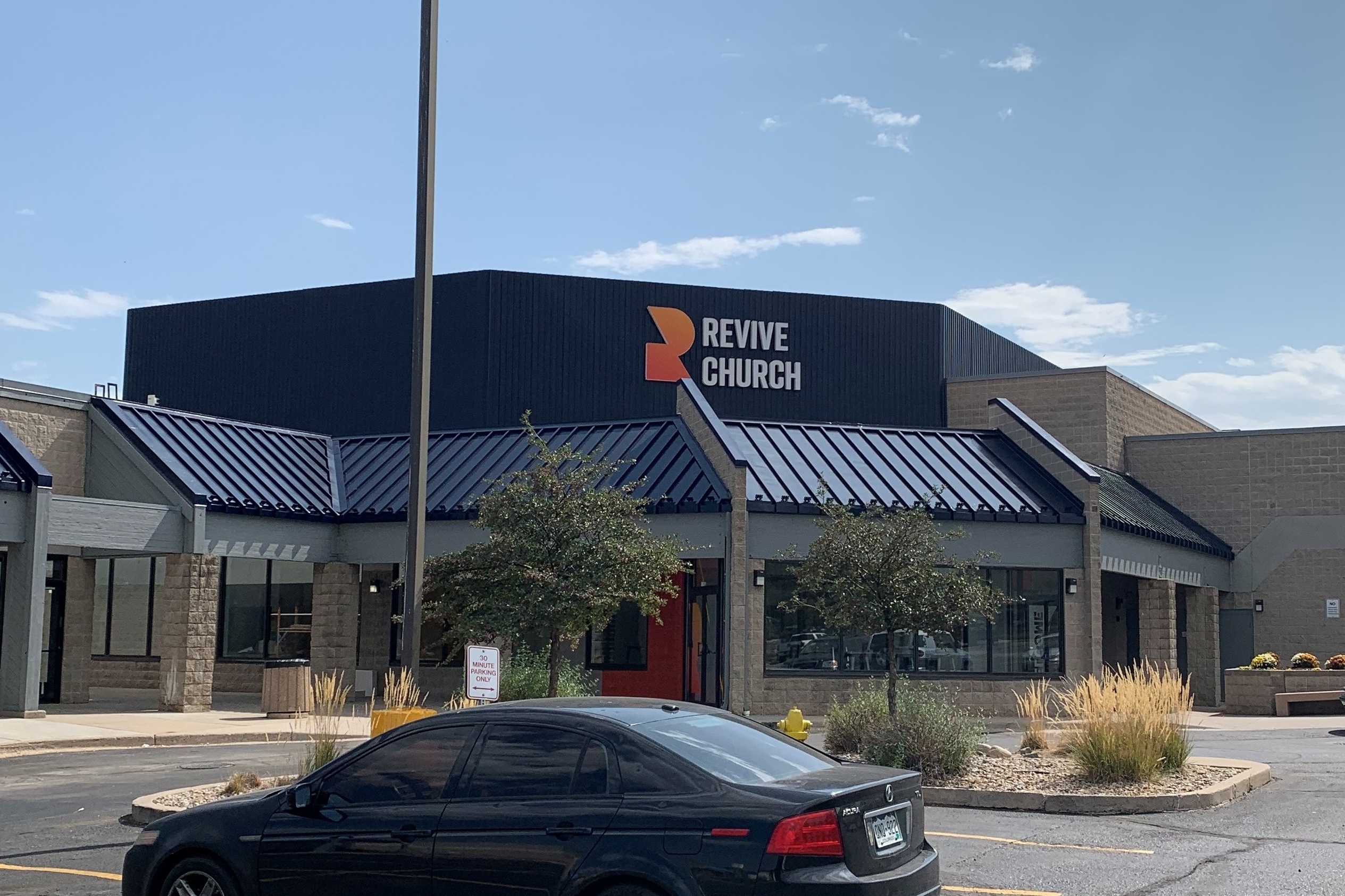 church after repainting