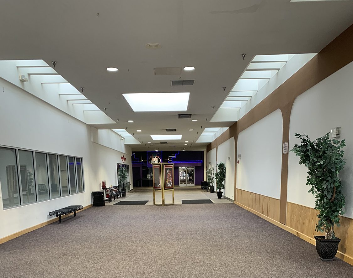 Retail Interior Painting Project in Tiffany Plaza, Denver Before