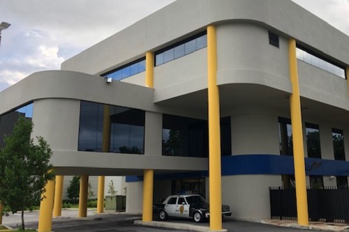 finished building exterior