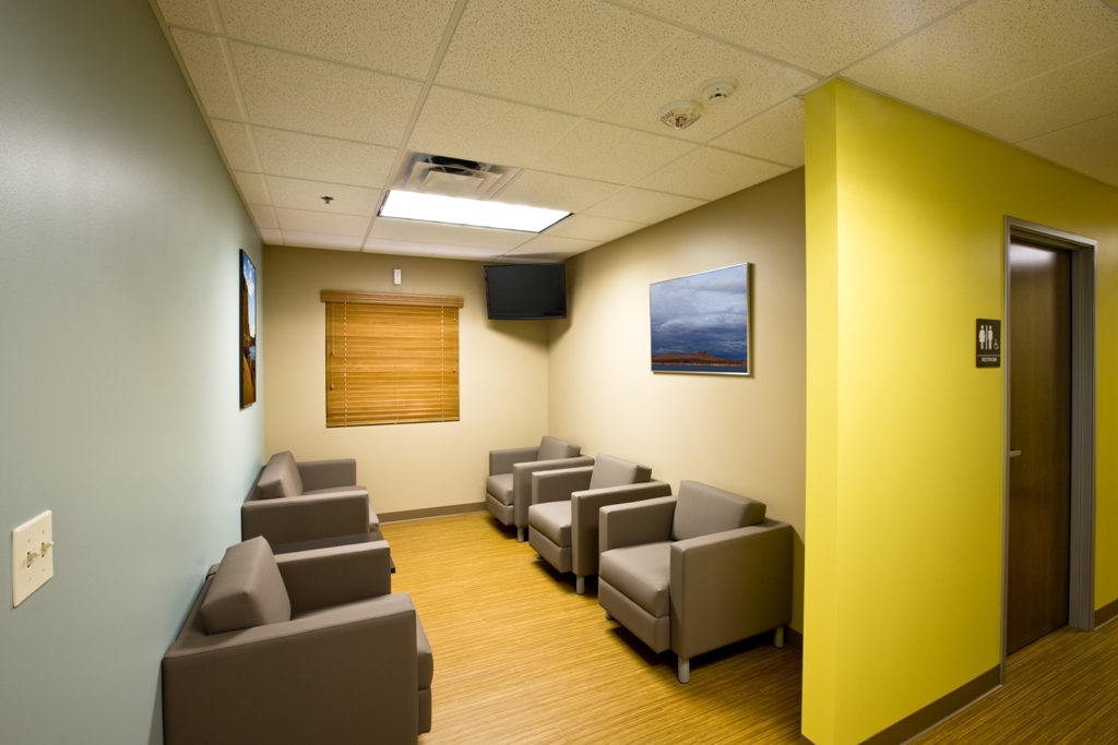 Commercial Interior Office Waiting Room Painting