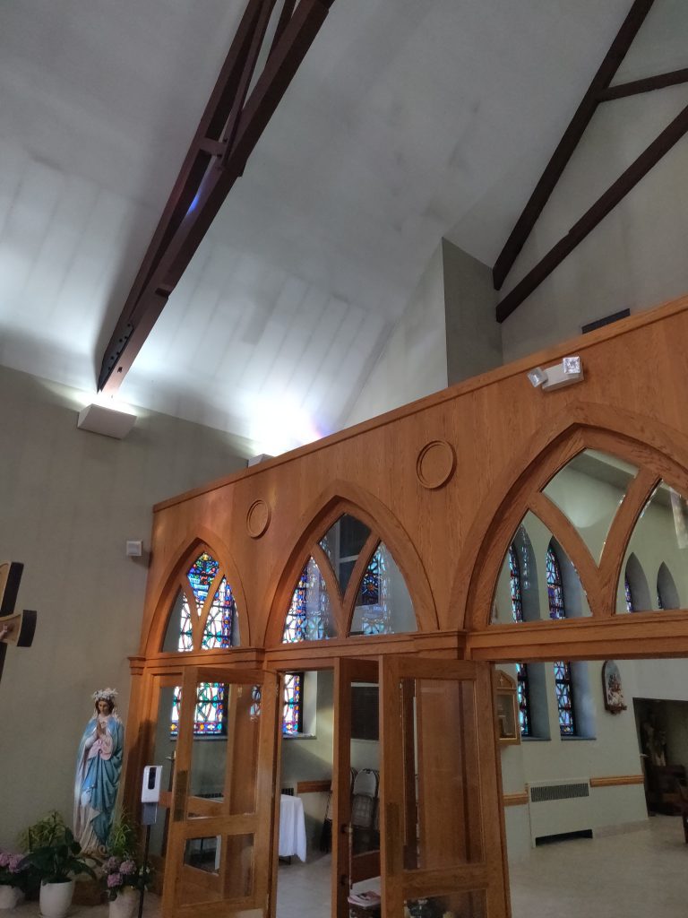 Church before painting