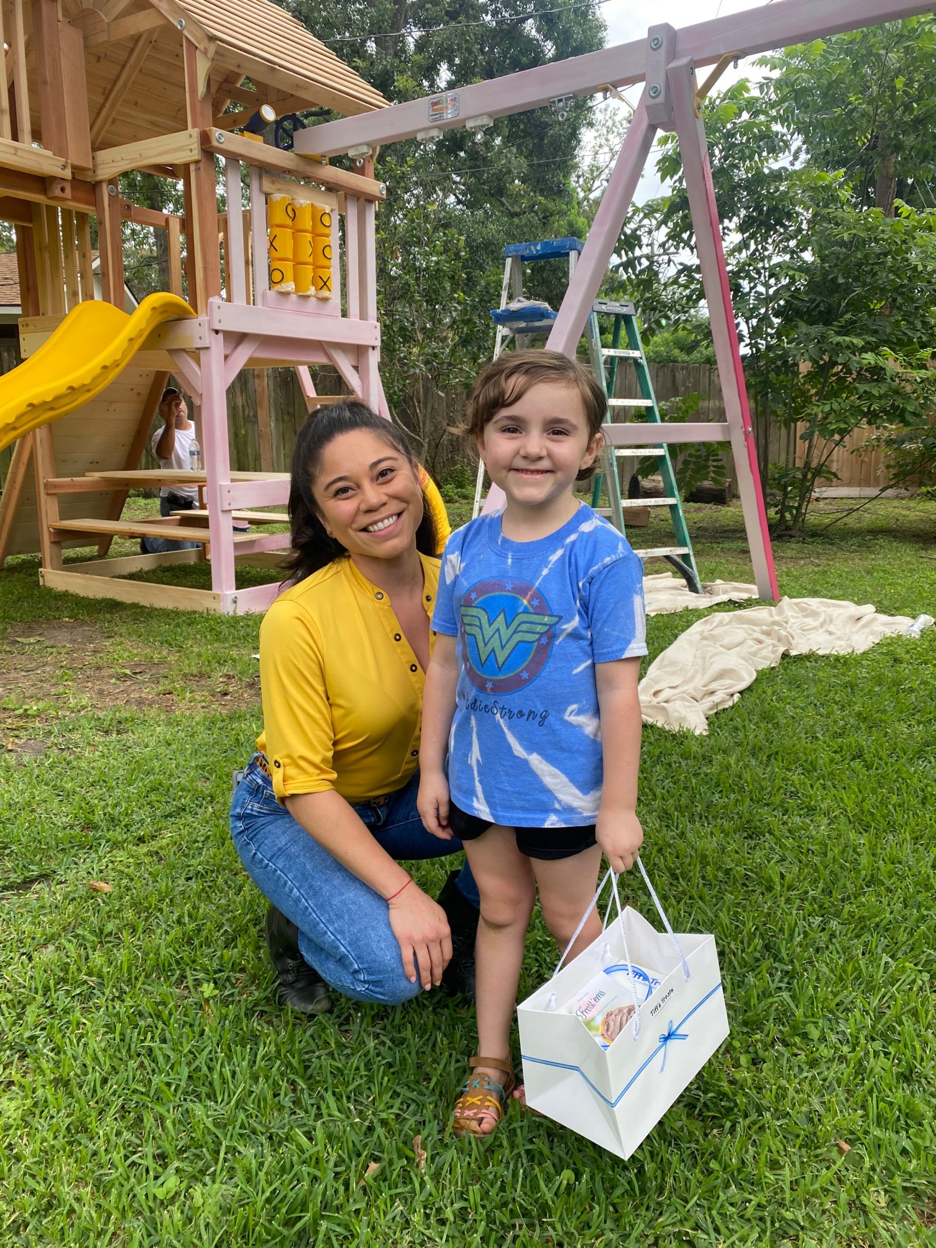 6-Year Old Addaline and our VP Yasiris