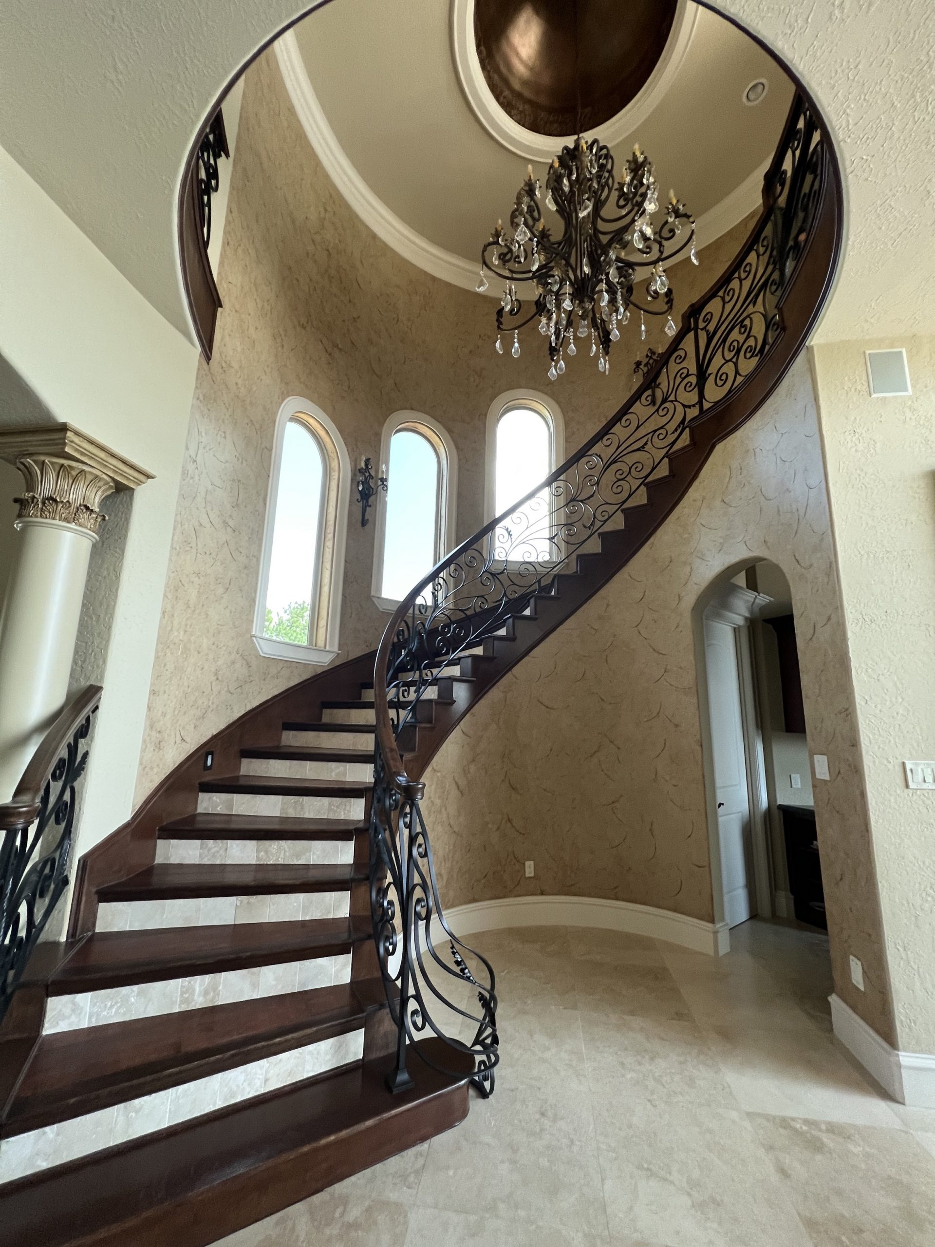 Interior Stairway Transformation Before