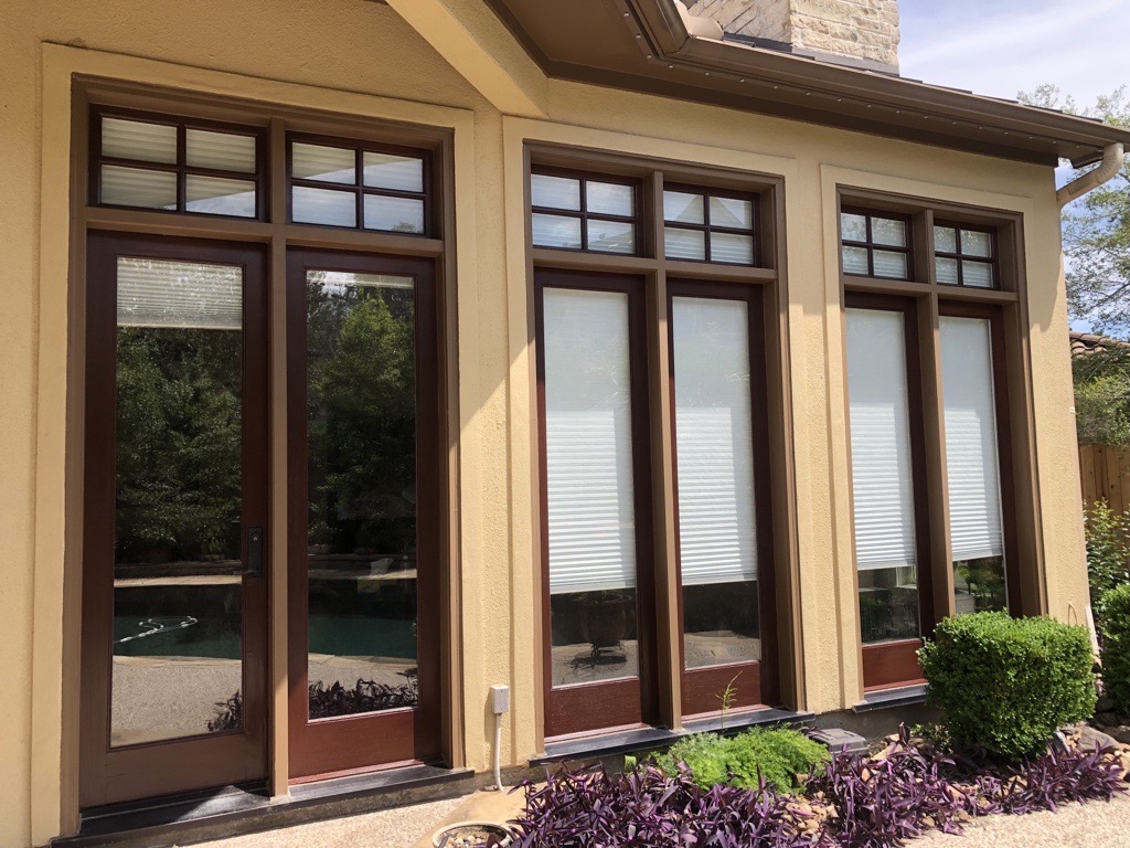 Back Door Painting in SW7602 Indigo Batik After
